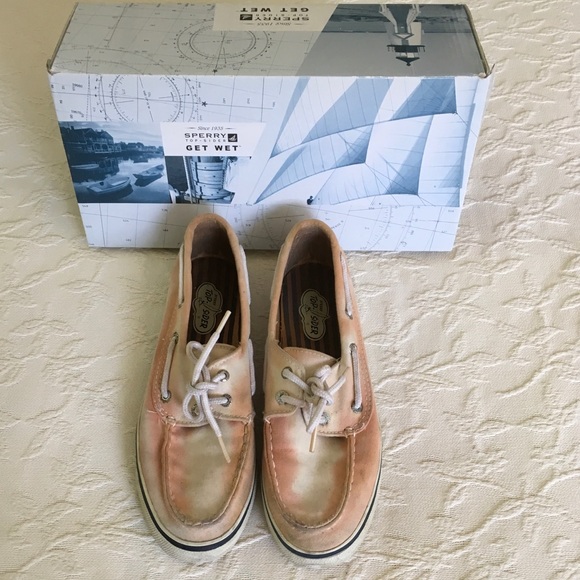 Sperry Shoes - SPERRY Top-Sider Bahama 2 Eye Pink Washed Shoes 8M